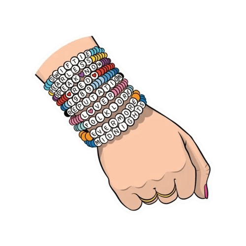 Friendship band preview with letter beads